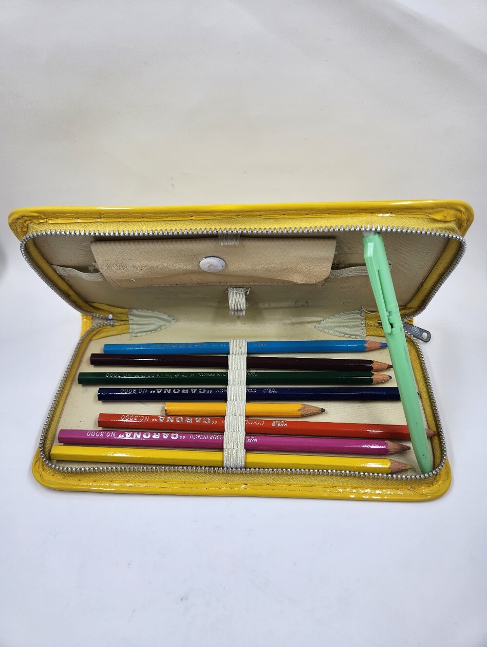 70s Vintage Pencil Case RARE CARONA No. 3000 Coloring Pencils Made In Japan